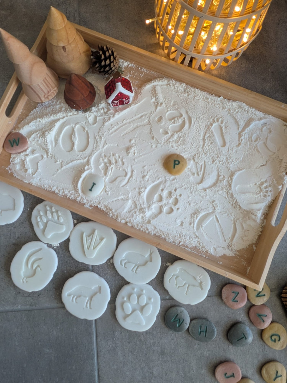 Pootafdrukken in de sneeuw! Op onderzoek 🔎