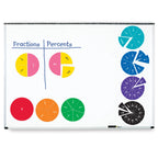 Dubbelzijdige magnetische demonstratie Rainbow Fraction®-cirkels