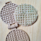 Klei en zand mal wafels