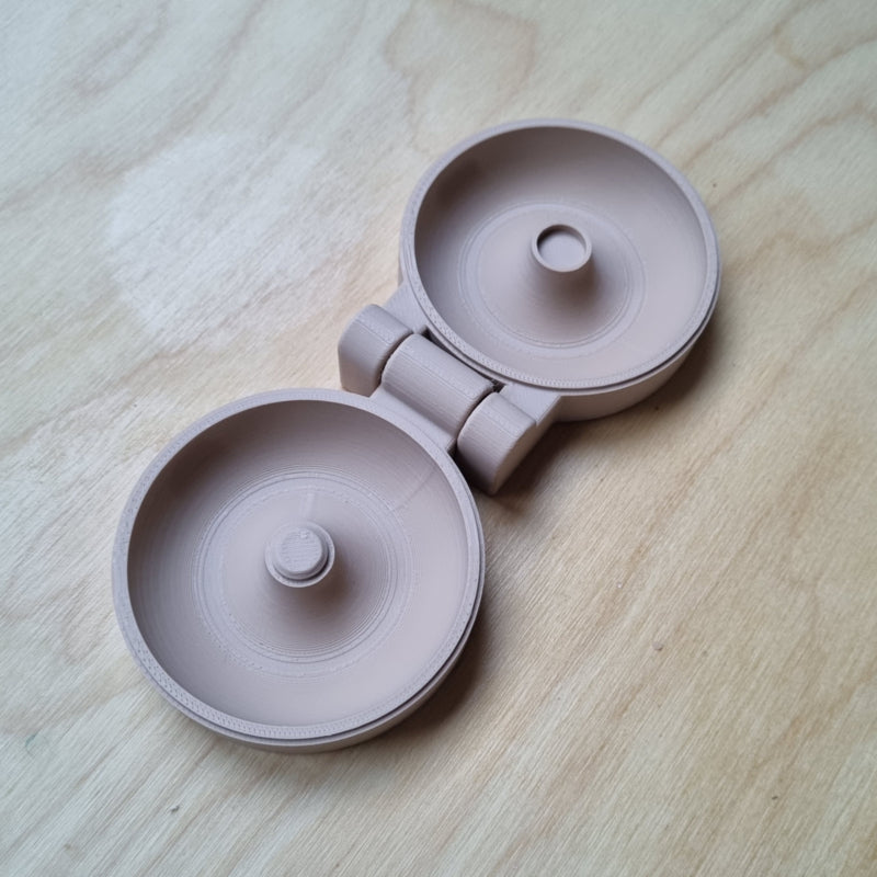 Klei en zand mal donut