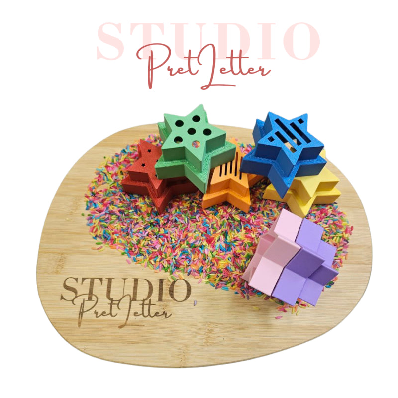 Regenboog PLA Ster Mega Speeltoren