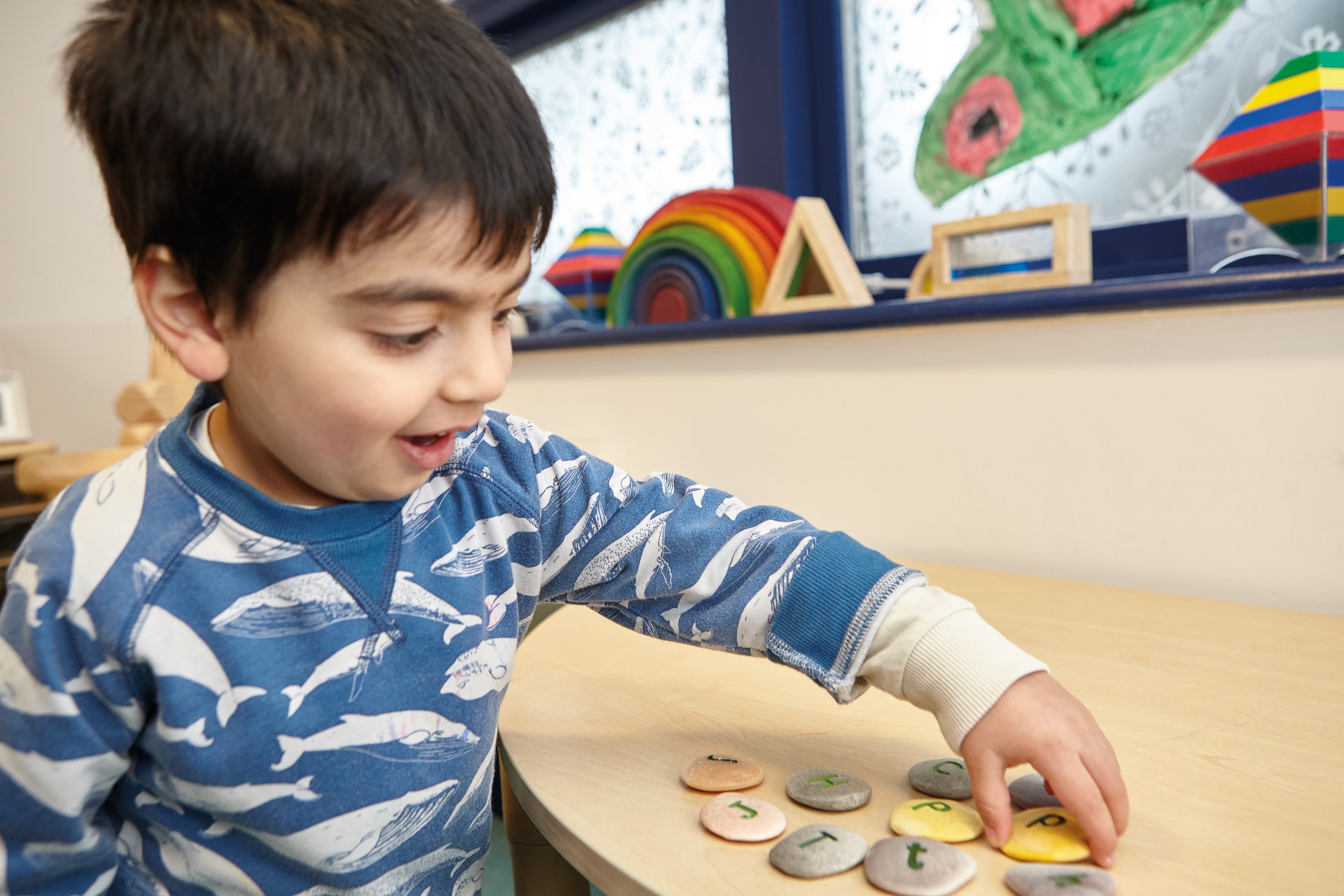 Alphabet Pebbles Uppercase