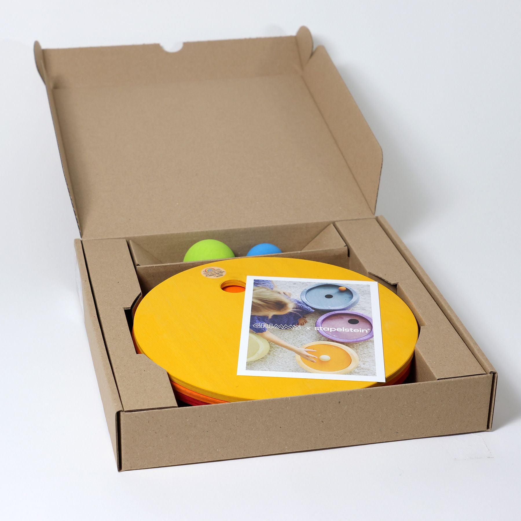 Grimm`s x Stapelstein Rolling Disc set warm klassiek