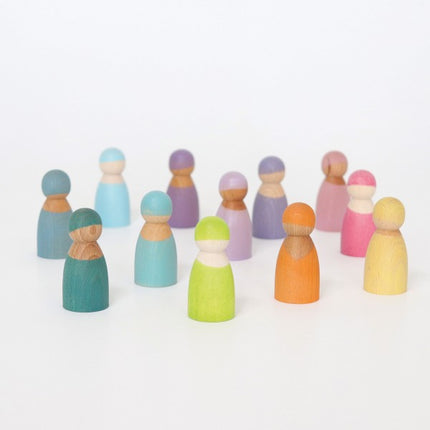 Grimm`s 12 PASTEL regenboogvrienden