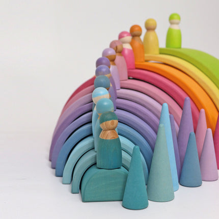 Grimm`s 12 PASTEL regenboogvrienden