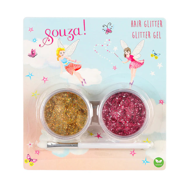 Souza! Haar glitter set