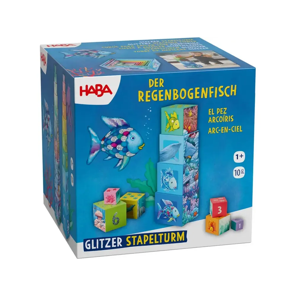 De mooiste vis van de zee - Glitter stapelblokken