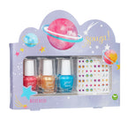 Beauty set Galaxy - Nagellak & nagelstickers, multi