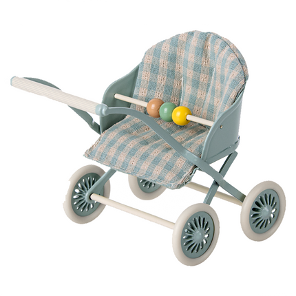 Maileg muis buggy munt