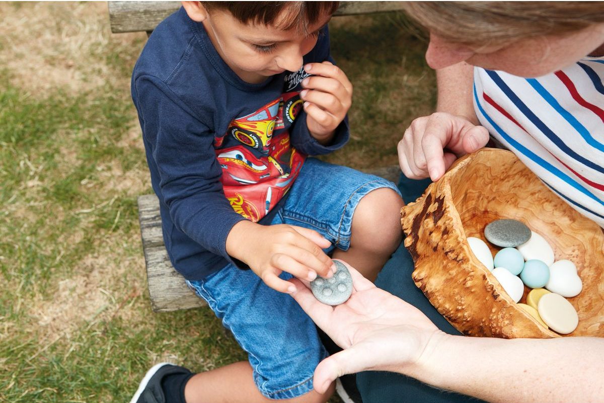 Yellow Door sensorische duimstenen