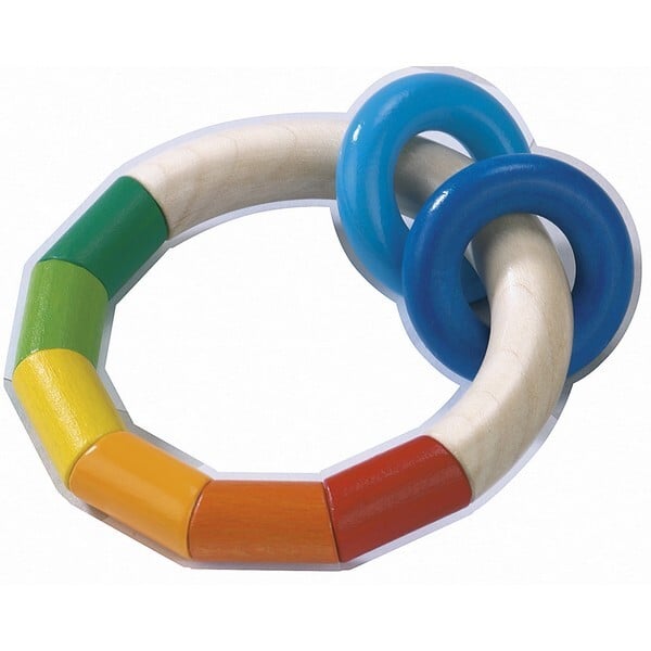 HABA Grijpfiguur rammelaar hout Kringelring