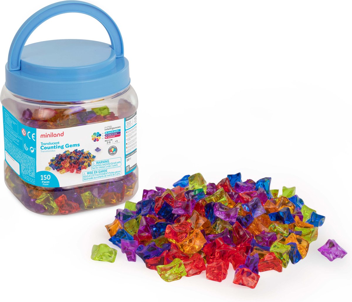 Transparante telstenen