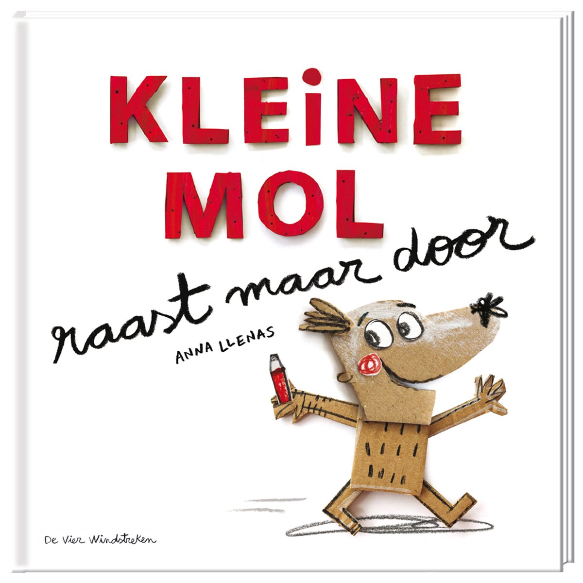 Kleine mol raast maar door