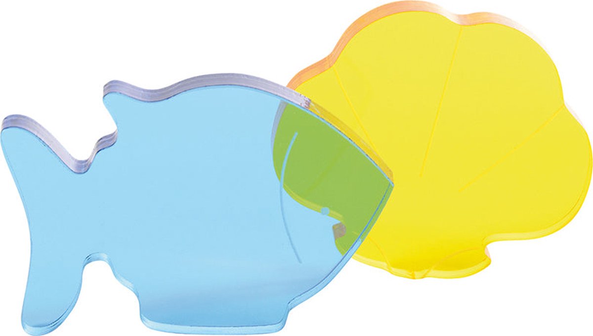 Acryl zee dieren set van 6