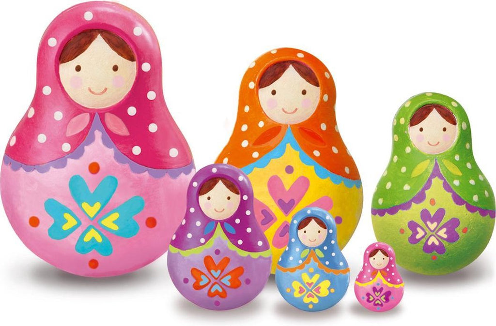 4M Knutselset Verf je eigen matroesjka`s