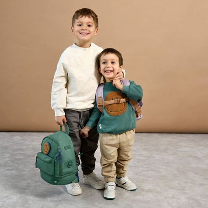 Lässig rugzak Mini backpack Little Gang donkergroen