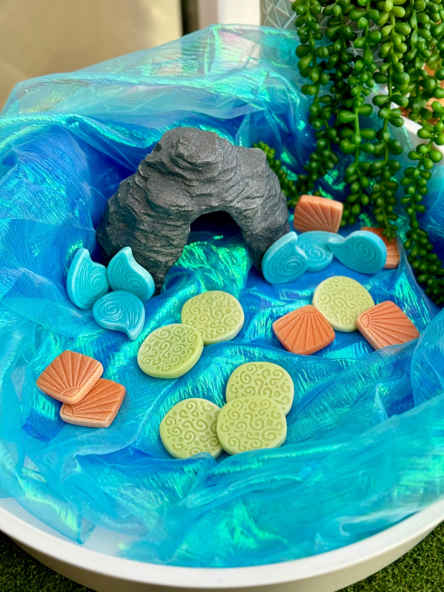 Scenery Stones Ocean Play