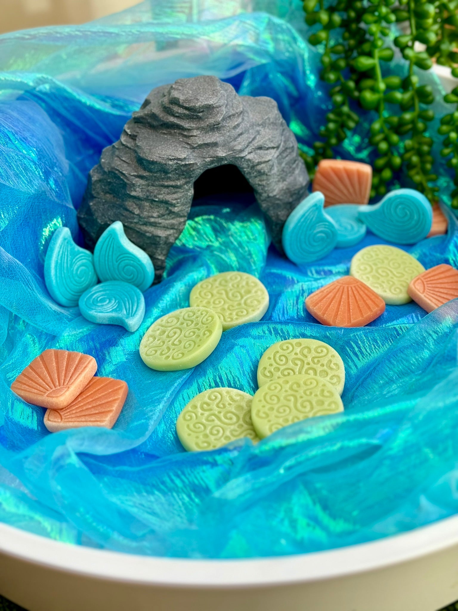 Scenery Stones Ocean Play