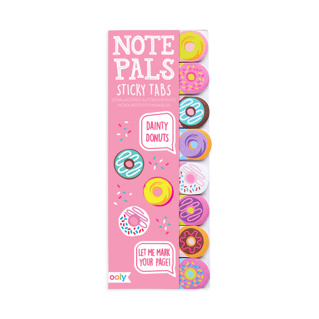 Ooly note pals sticky tabs dainty donuts