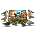 Yellow Door set van 8 stenen vogels