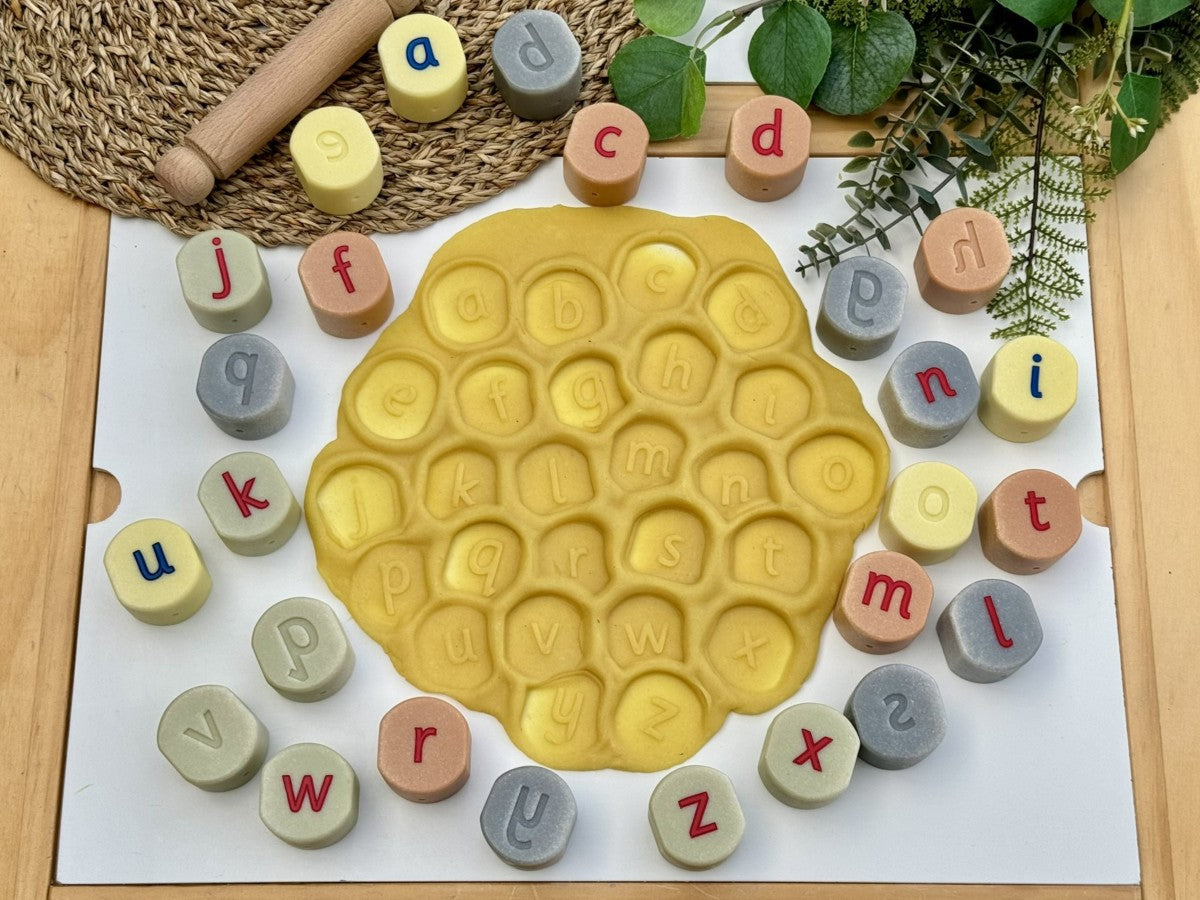 Lowercase Alphabet Stamping Stones