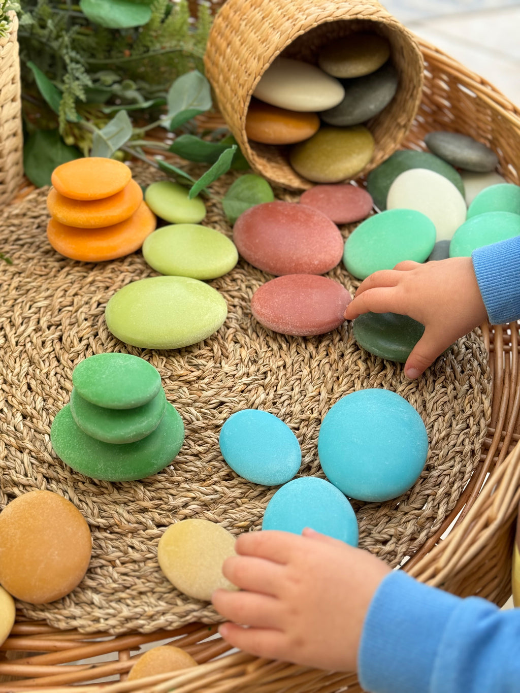 Natural Sorting Stones Nature Collection