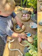 Sensory Play Stones Zeeschelpen