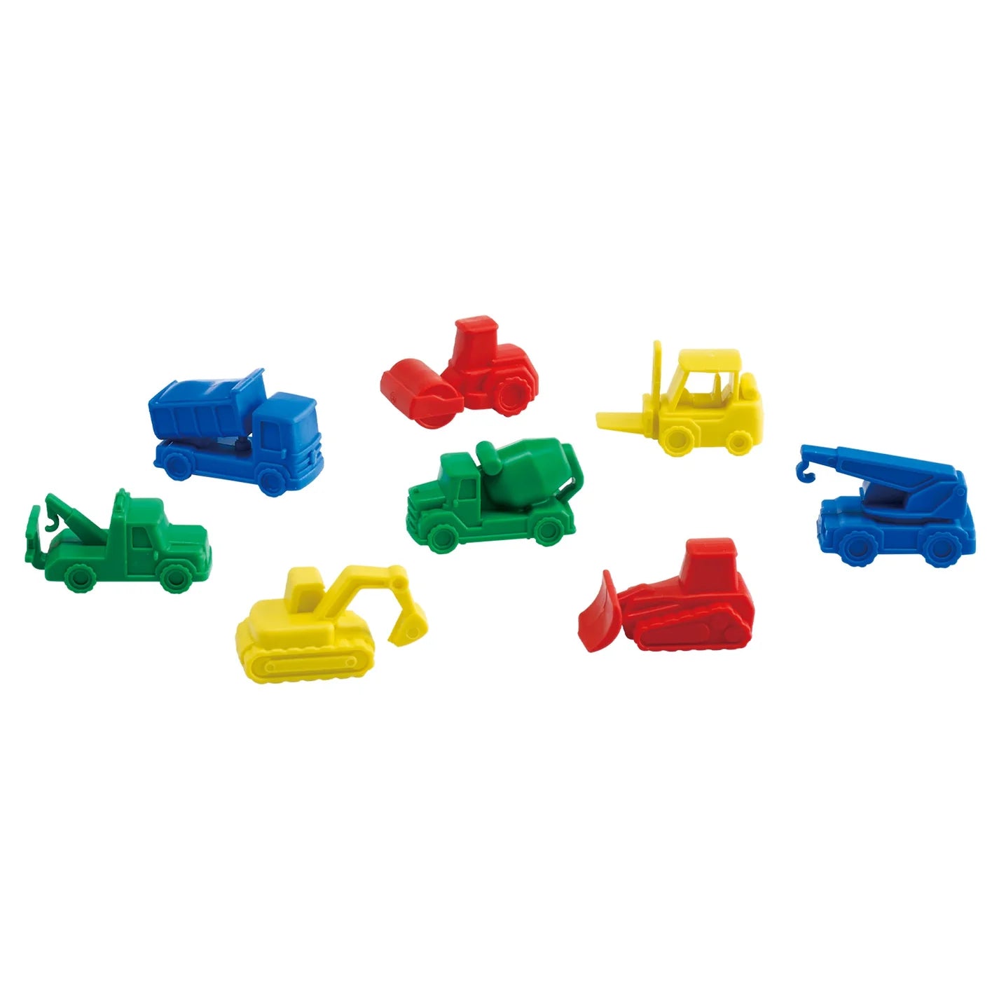 Leer tellen met bouwvoertuigen