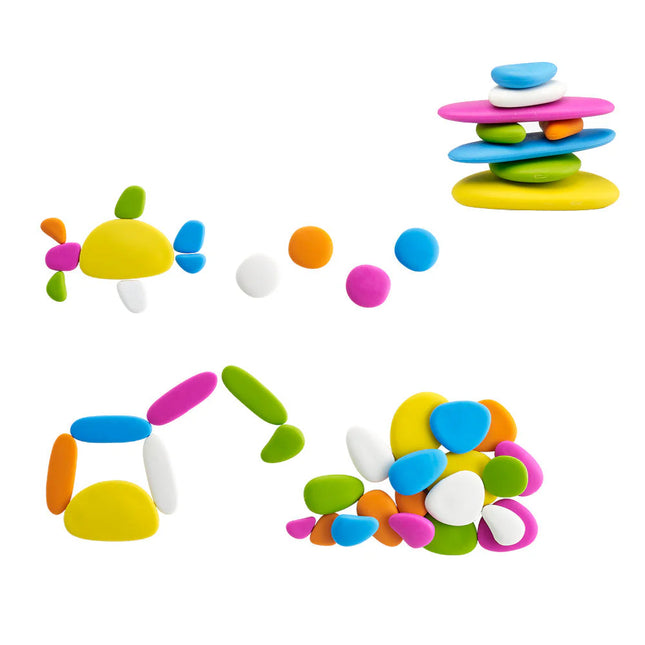 EDX Education Fluro Rainbow Pebbles® Activity Set