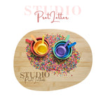 Schepjes set Kleur regenboog set PLA