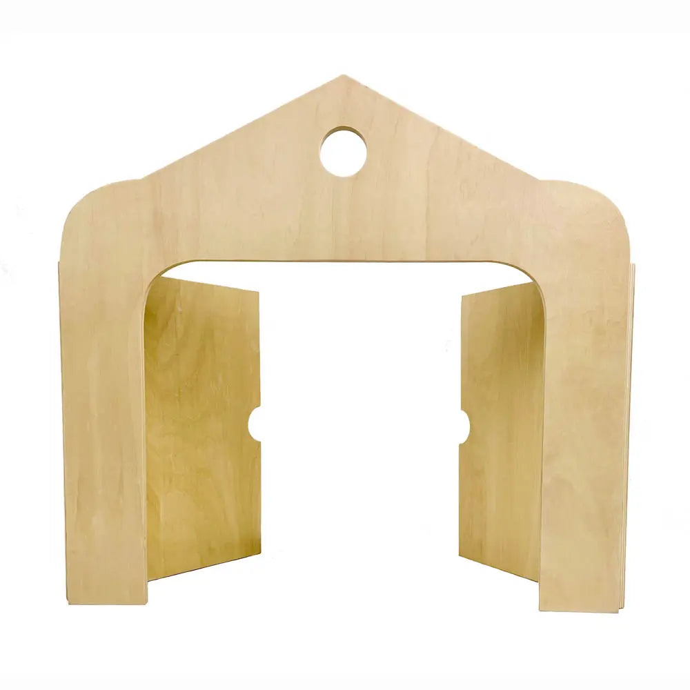 Houten tafel theater