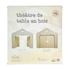 Houten tafel theater