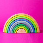 Grimm`s grote regenboog in neon groen