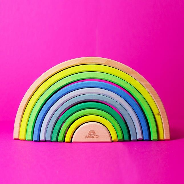 Grimm`s grote regenboog in neon groen