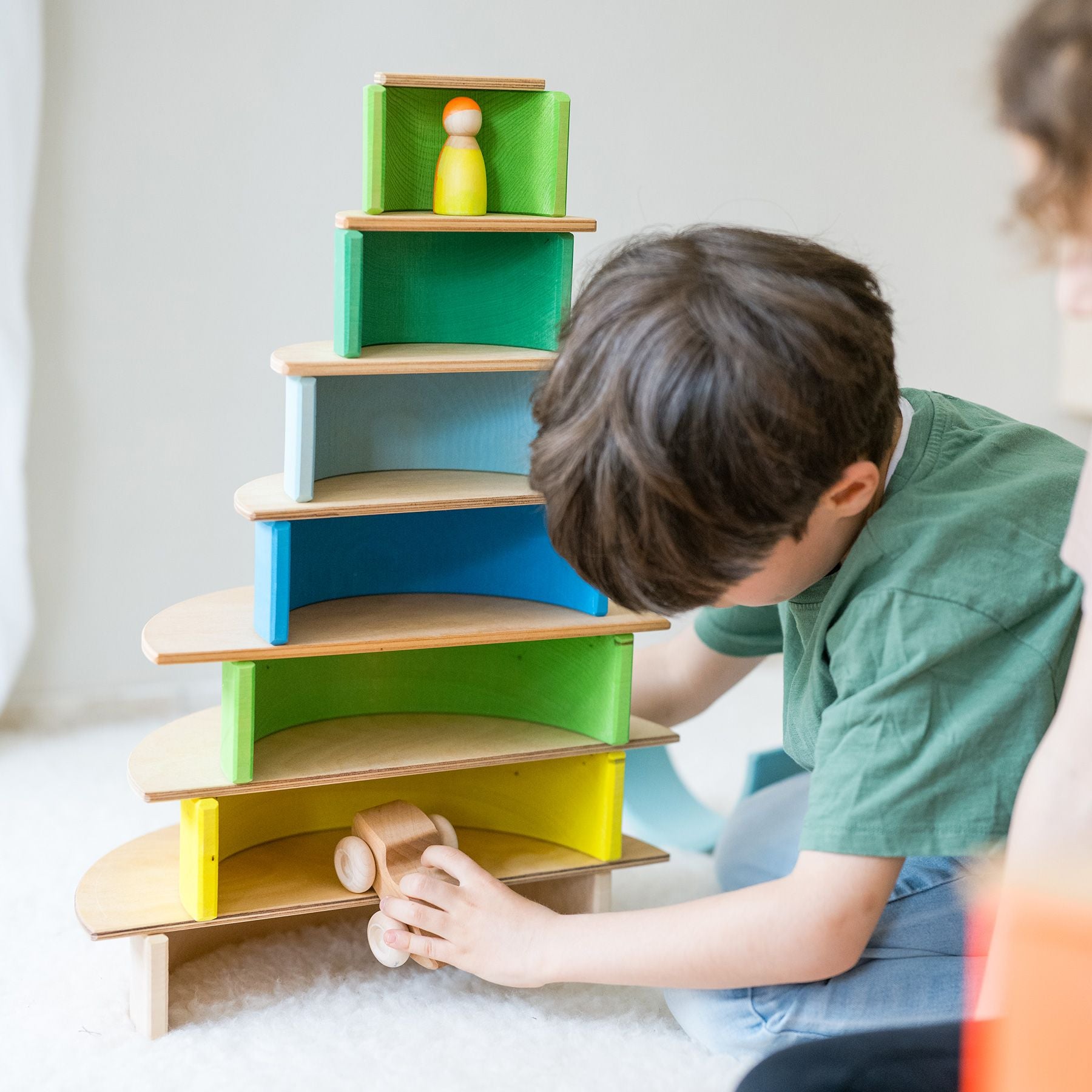 Grimm`s grote regenboog in neon groen