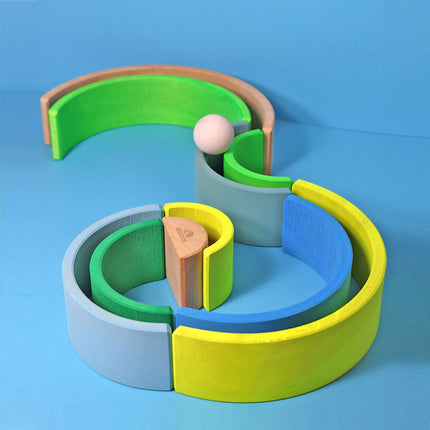 Grimm`s grote regenboog in neon groen