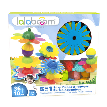 Lalaboom kralenset met bloemen (25 stuks)