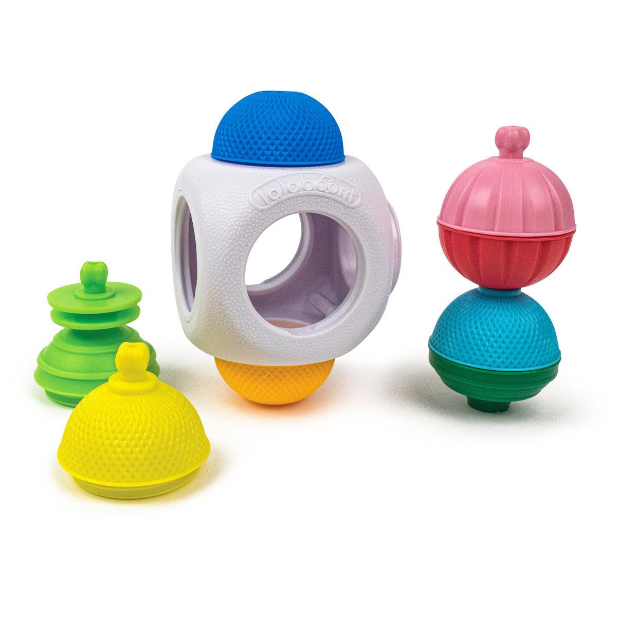 Mini kubus met educatieve kralen (9 st