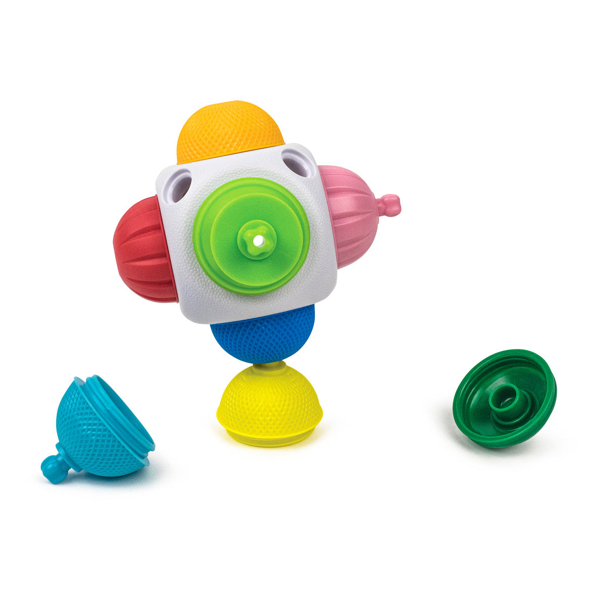 Mini kubus met educatieve kralen (9 st