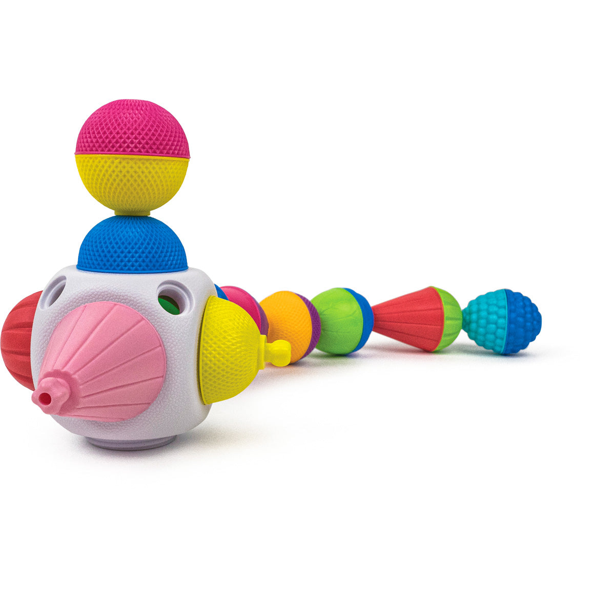 Mini kubus met educatieve kralen (9 st