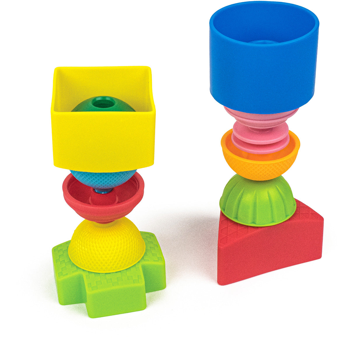 Lalaboom Vormen en educatieve kralen (12 st)