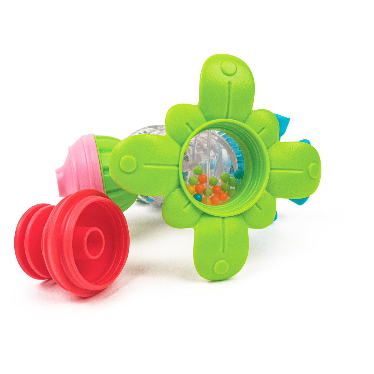 Regenbuis en educatieve kralen 7 stuks