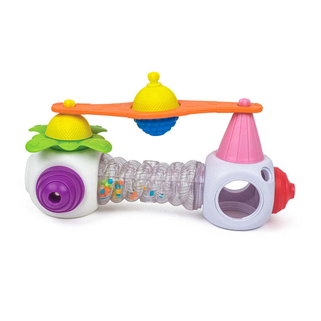 Regenbuis en educatieve kralen 7 stuks