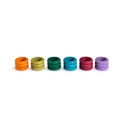 Grapat 18 Rings in 6 Complementaire Kleuren