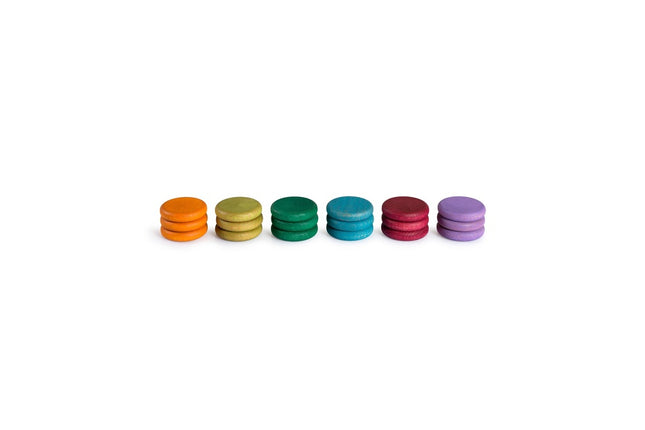 Grapat 18 Coins in 6 complementaire kleuren