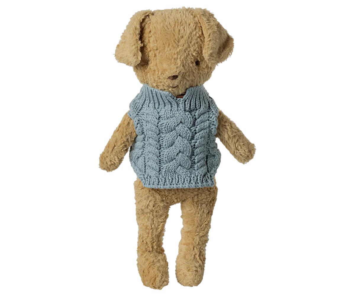 Maileg puppy supply blauwe sweater voor je knuffel