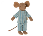 Maileg muis grote broer in pyjama in doos