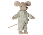 Maileg muis grote broer met pyjama in doos