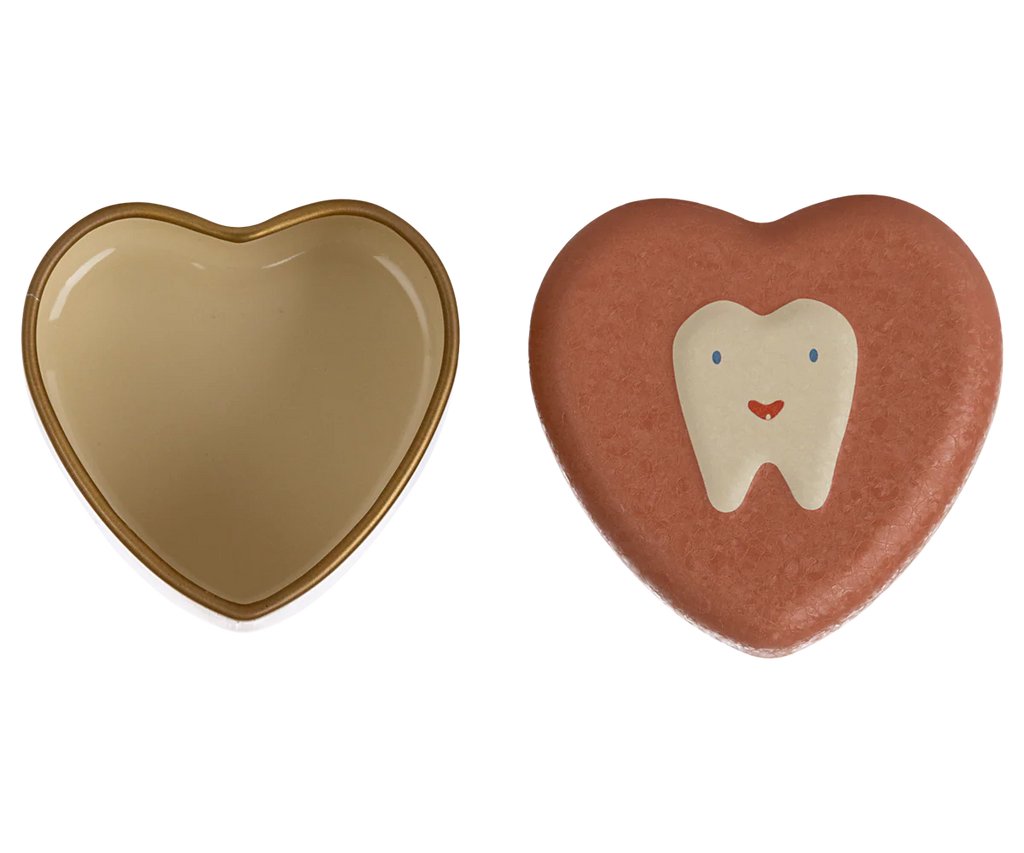 Metalen hart voor melktandjes