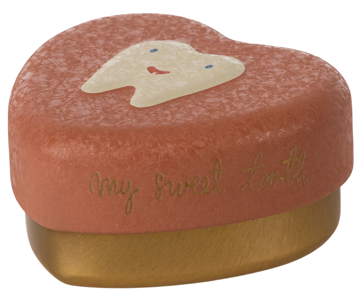 Metalen hart voor melktandjes